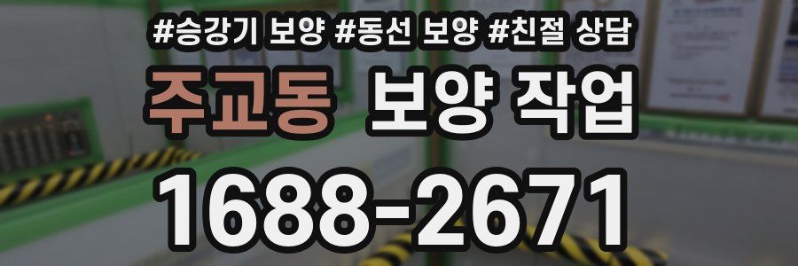 주교동 보양 작업