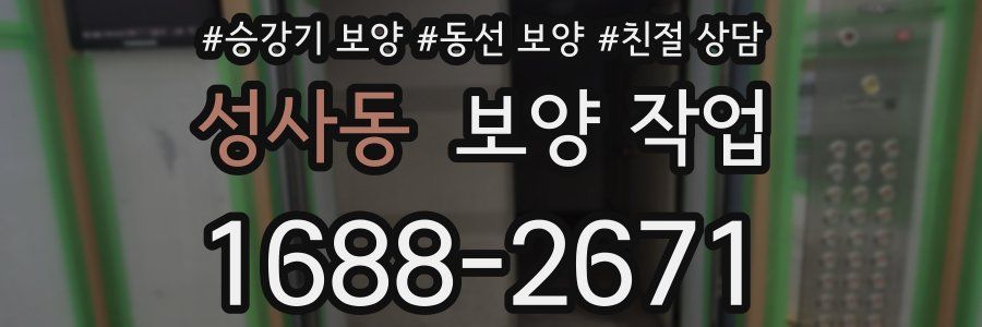 성사동 보양 작업