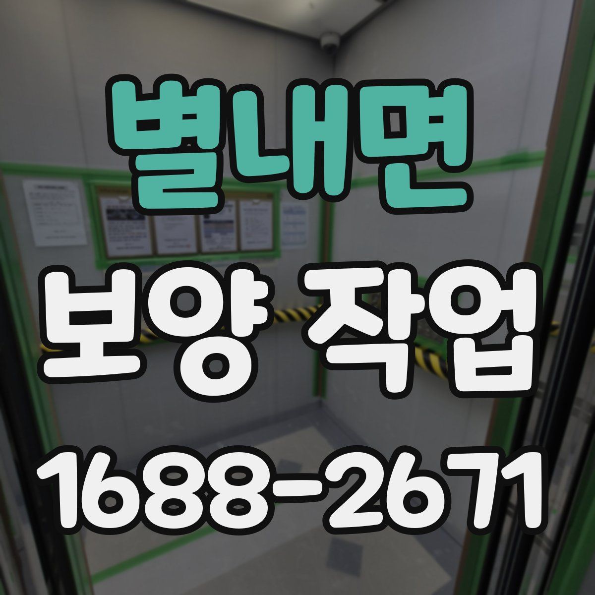 별내면 보양 작업