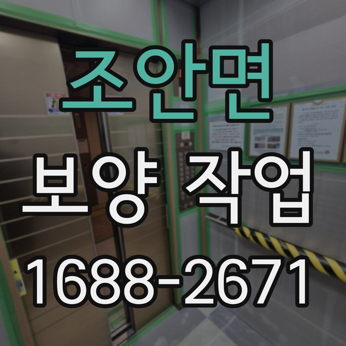 조안면 보양 작업 전 협의해야 할 세부 사항