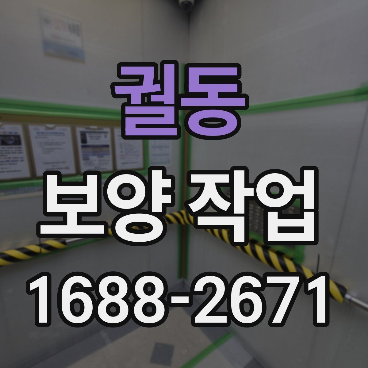 궐동 보양 작업 진행 순서와 현장 준비
