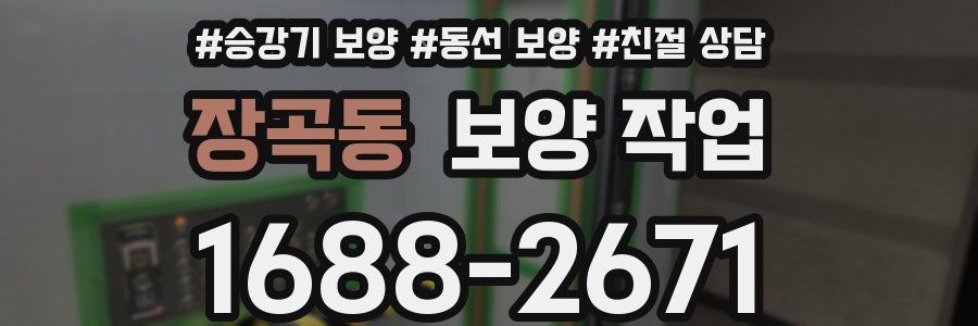 장곡동 보양 작업