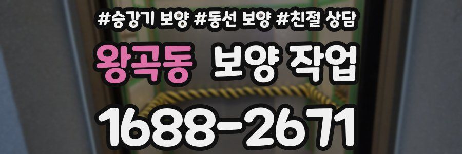 왕곡동 보양 작업