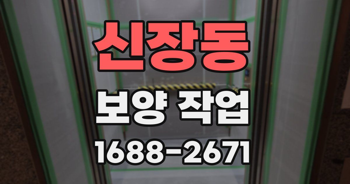 신장동 보양 작업