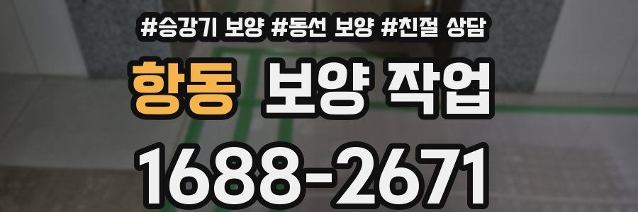 항동 보양 작업