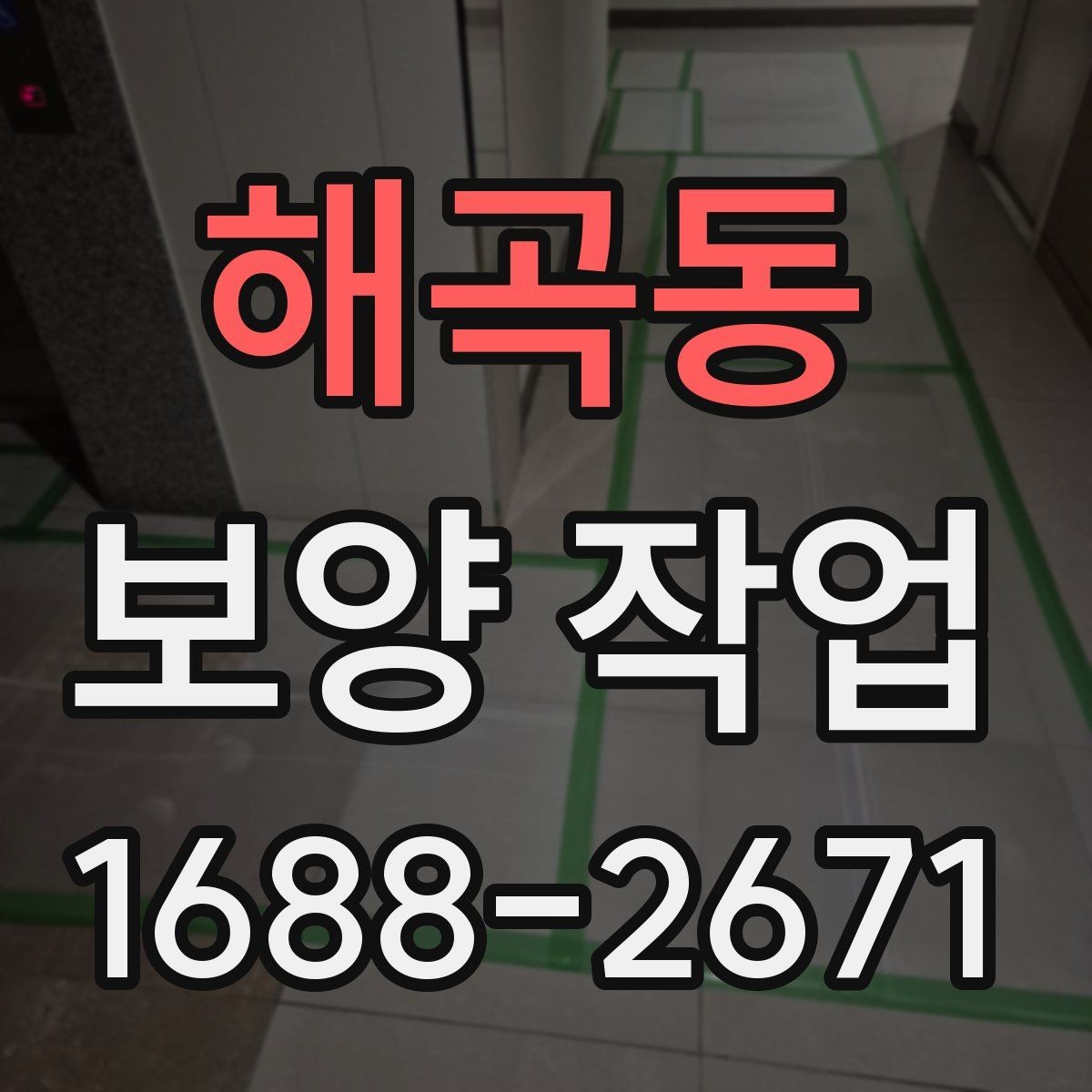 해곡동 보양 작업 선택 기준과 비교 포인트