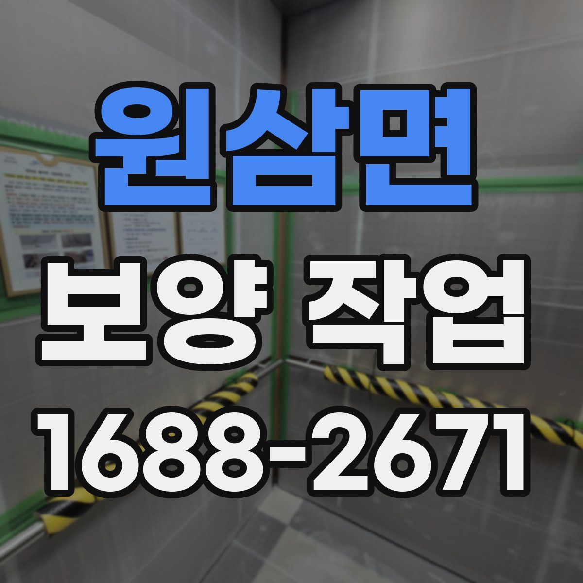 원삼면 보양 작업