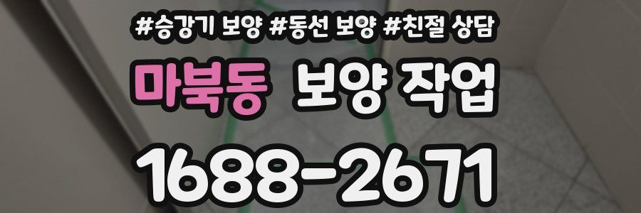 마북동 보양 작업