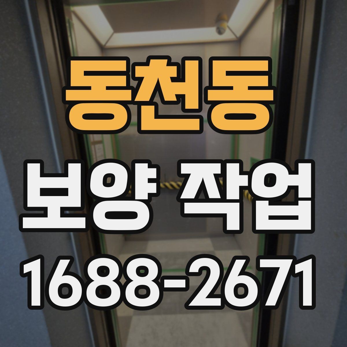동천동 보양 작업 비교 시 자재와 방식의 차이