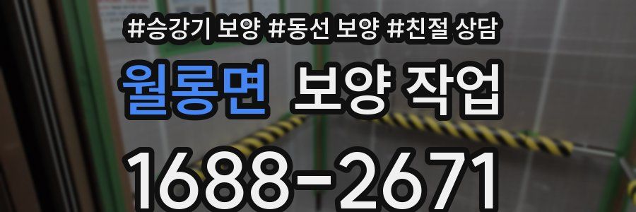 월롱면 보양 작업