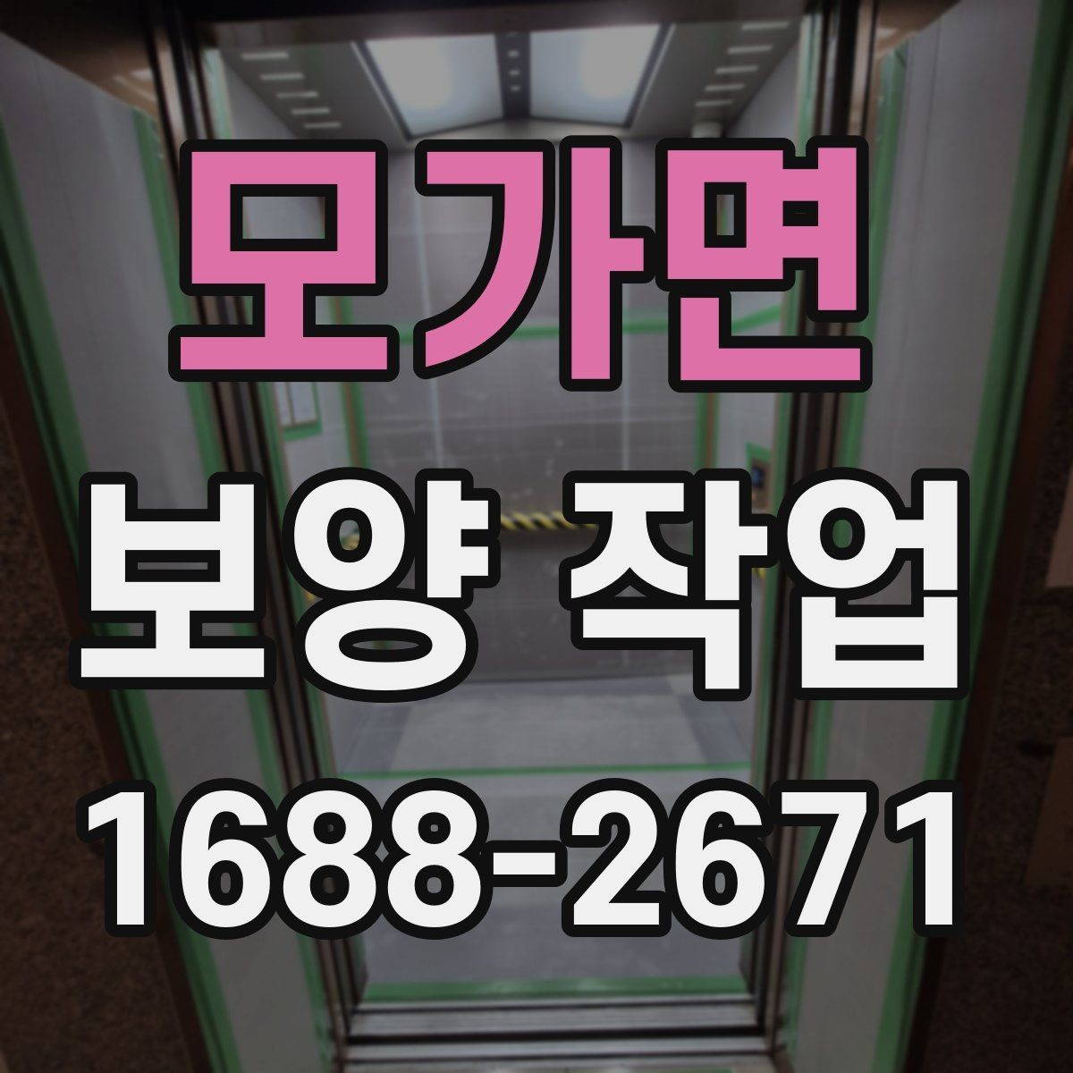 모가면 보양 작업 진행 전 상담 시 확인할 내용