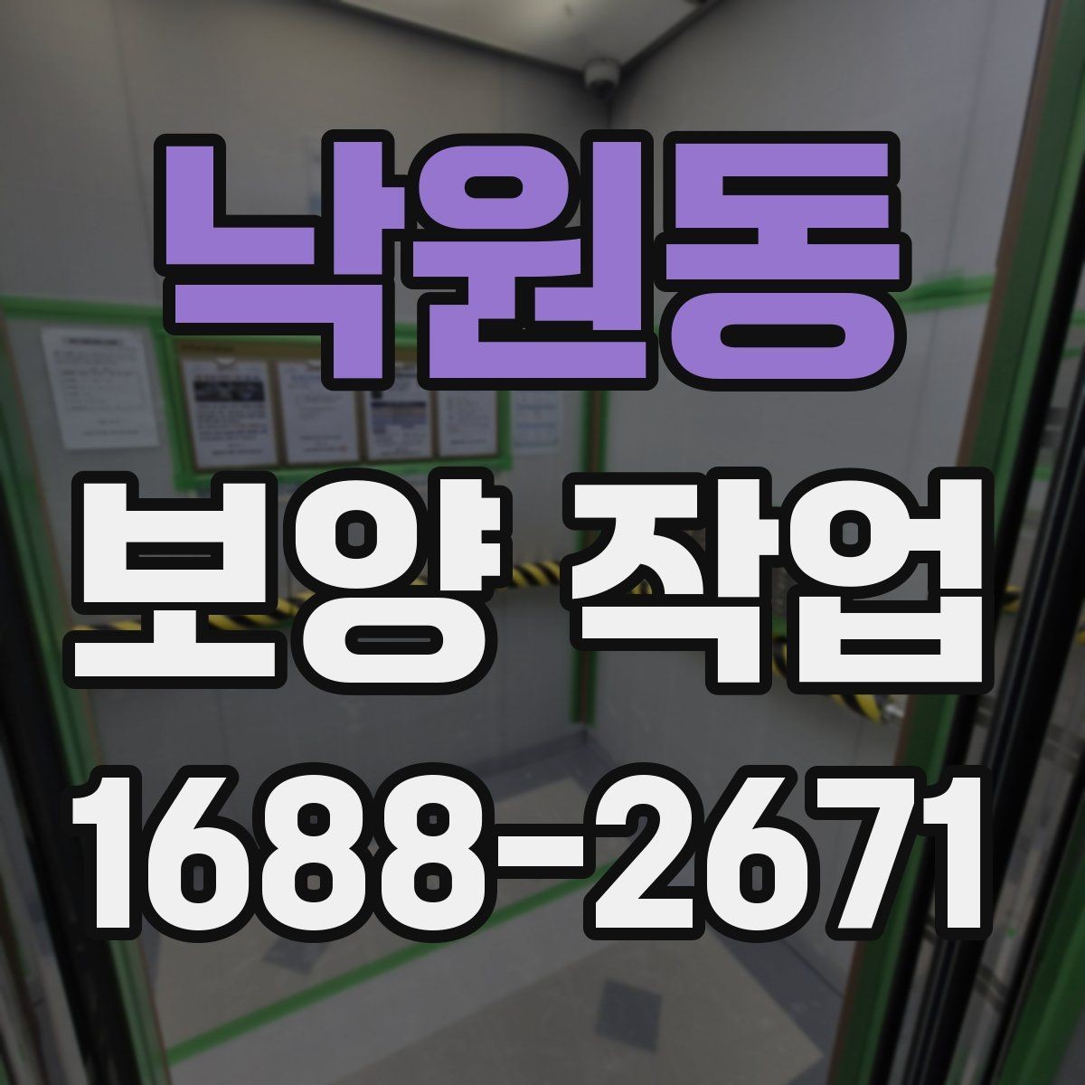 낙원동 보양 작업 전후 차이와 현장 체크포인트