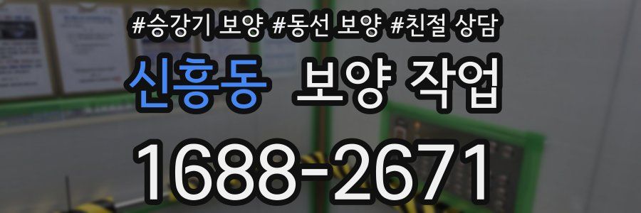 신흥동 보양 작업