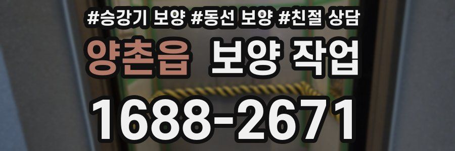 양촌읍 보양 작업