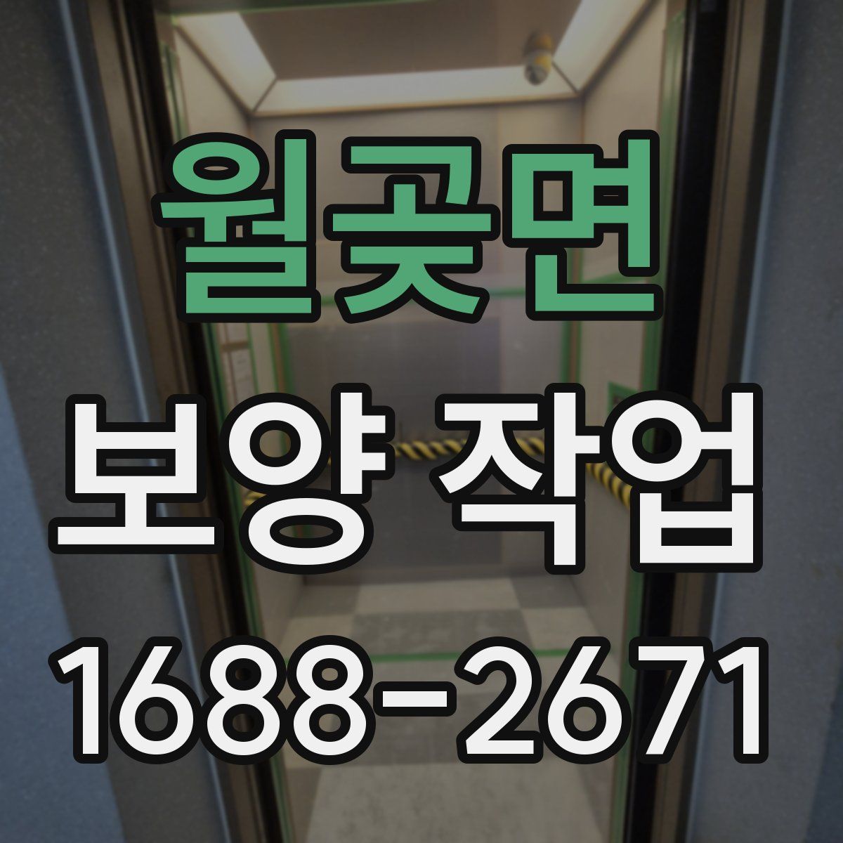 월곶면 보양 작업
