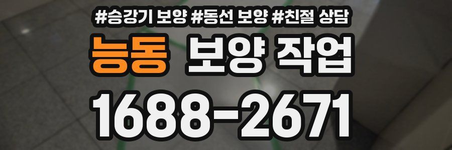 능동 보양 작업