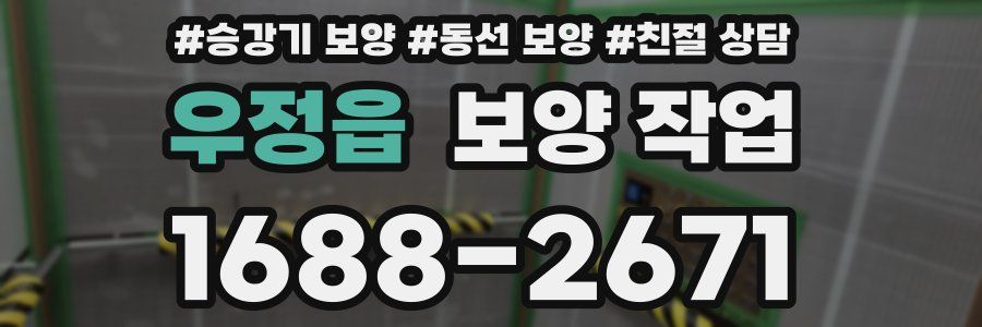 우정읍 보양 작업