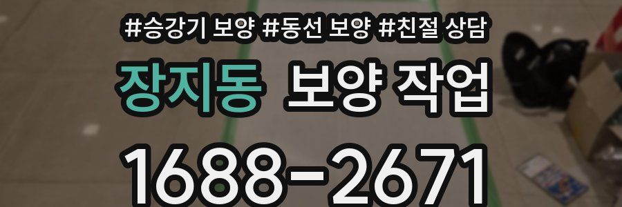 장지동 보양 작업
