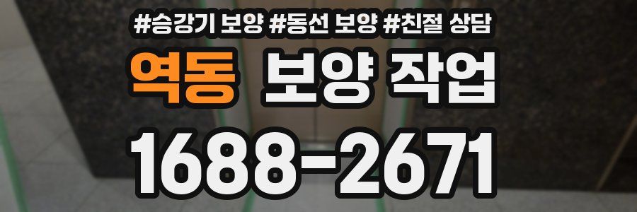 역동 보양 작업