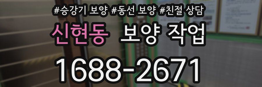 신현동 보양 작업