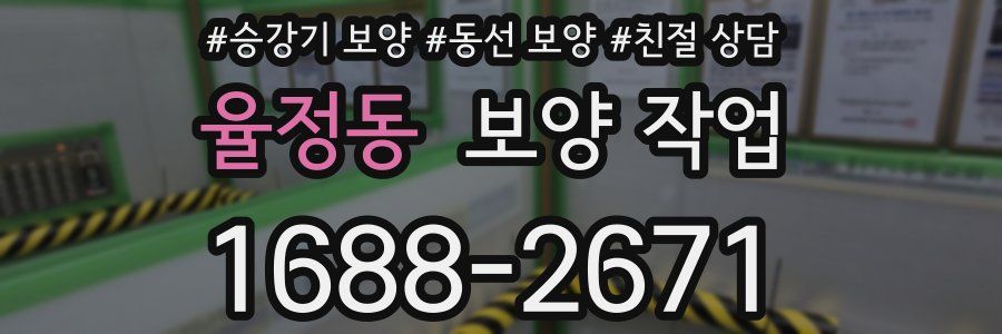 율정동 보양 작업