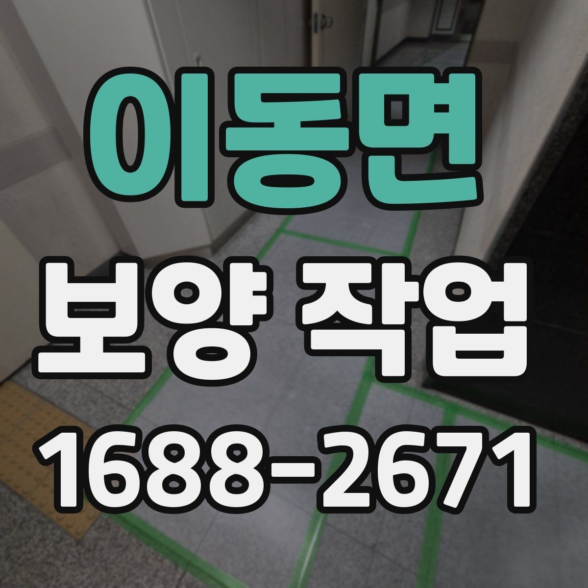 이동면 보양 작업 비용과 진행 전 확인할 점
