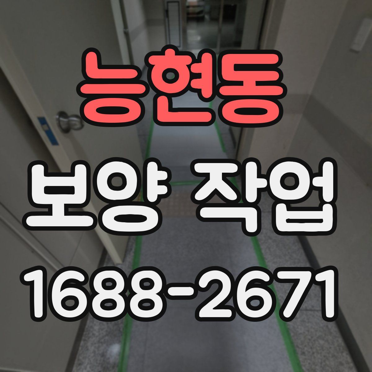 능현동 보양 작업