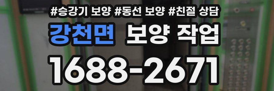 강천면 보양 작업