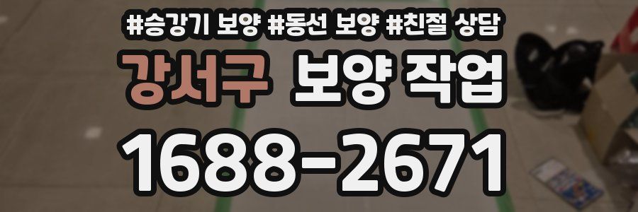 강서구 보양 작업