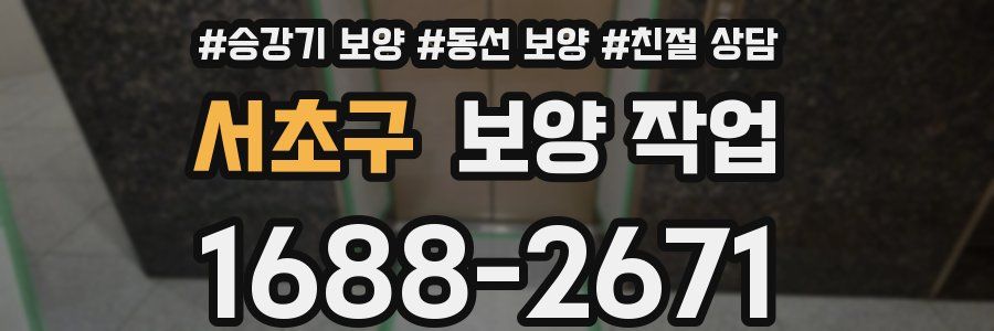 서초구 보양 작업