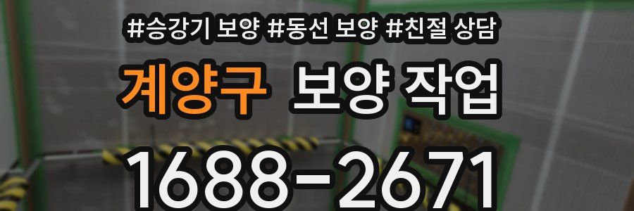 계양구 보양 작업