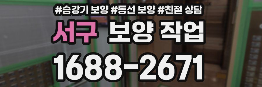 서구 보양 작업