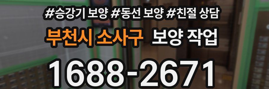 부천시 소사구 보양 작업