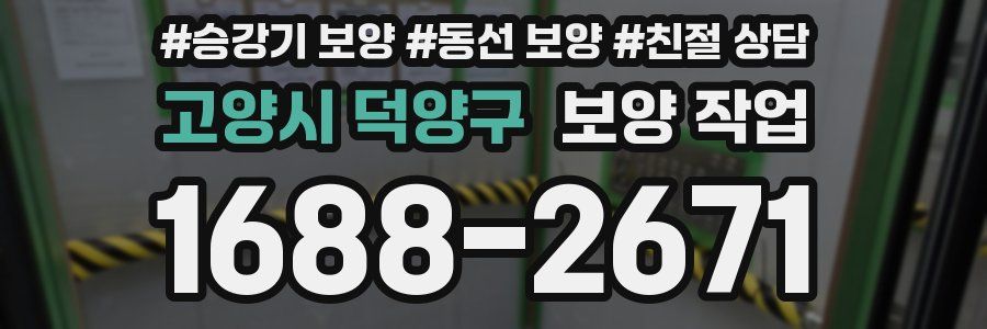 고양시 덕양구 보양 작업