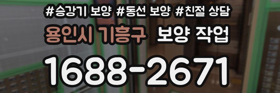 용인시 기흥구 보양 작업