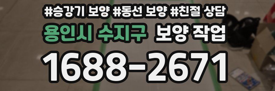 용인시 수지구 보양 작업