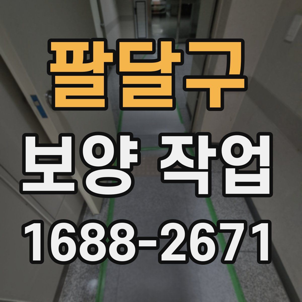 팔달구 보양 작업