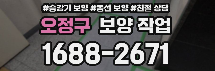 오정구 보양 작업