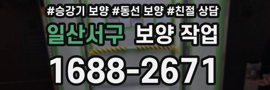 일산서구 보양 작업