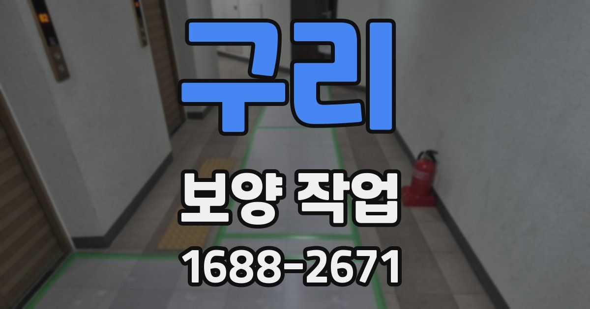 구리 보양 작업