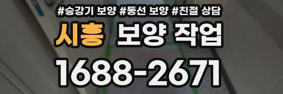 시흥 보양 작업