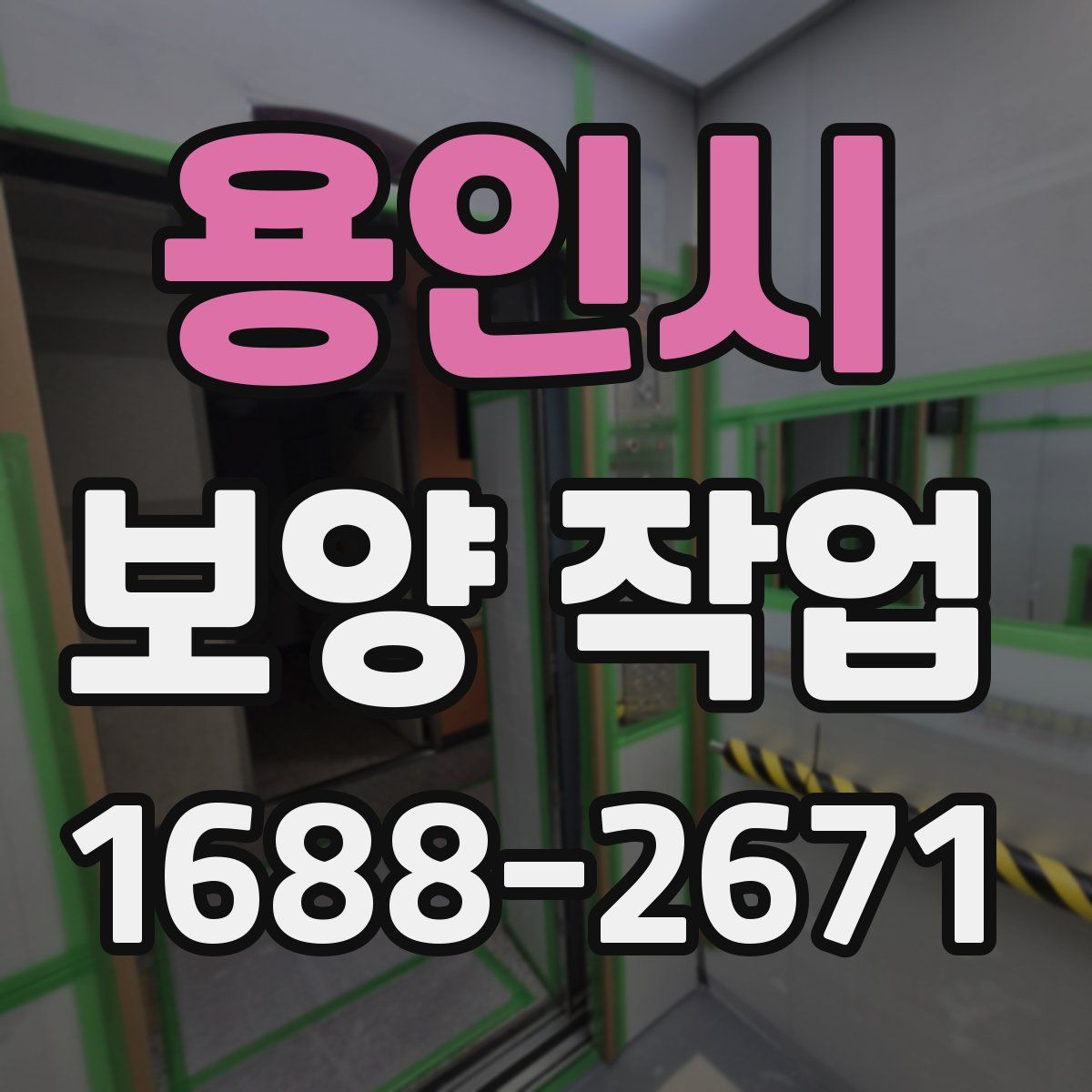 용인시 보양 작업