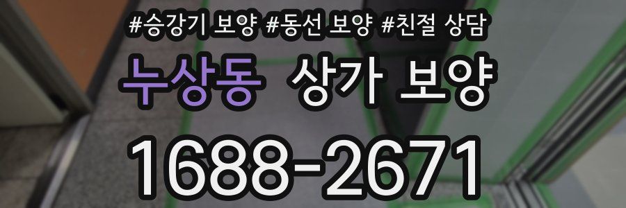 누상동 상가 보양