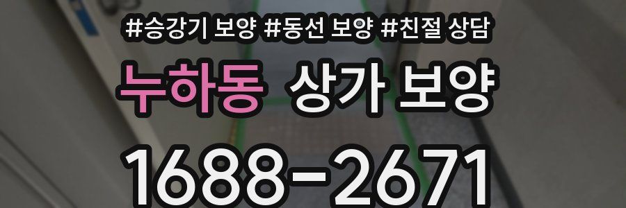 누하동 상가 보양