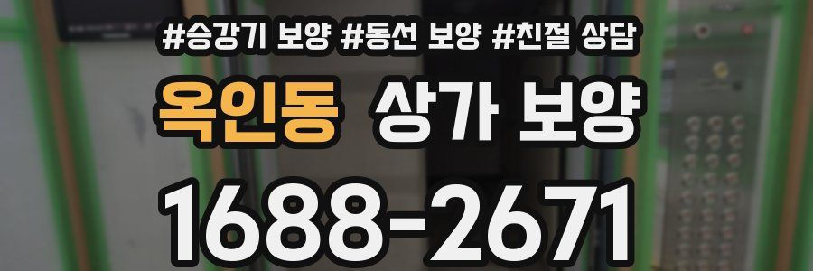 옥인동 상가 보양