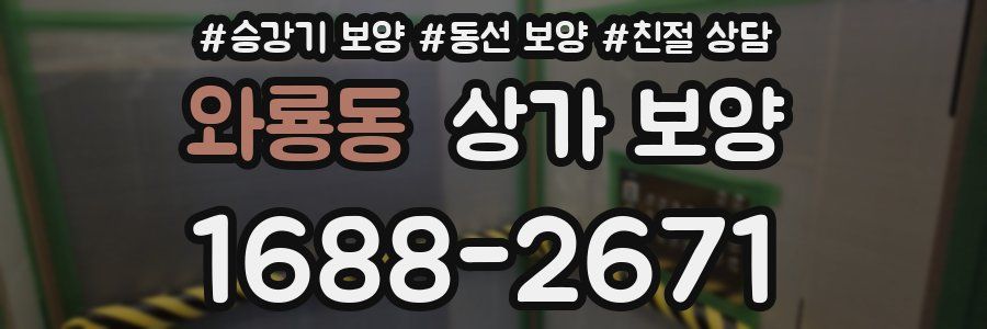 와룡동 상가 보양