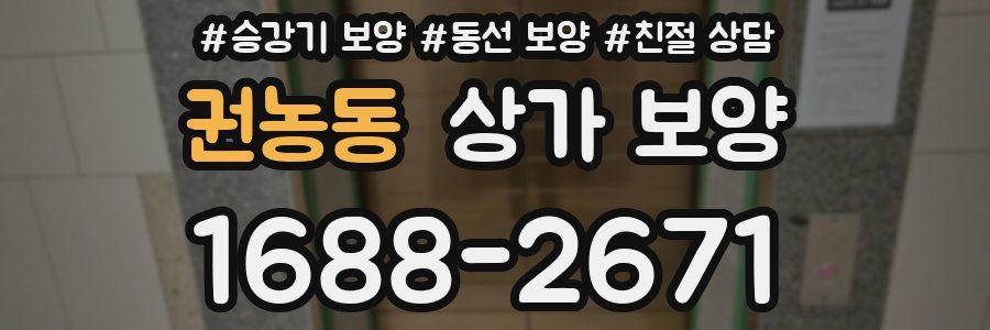 권농동 상가 보양