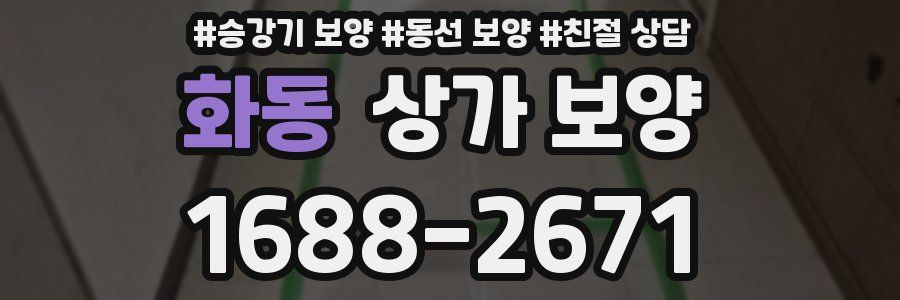 화동 상가 보양