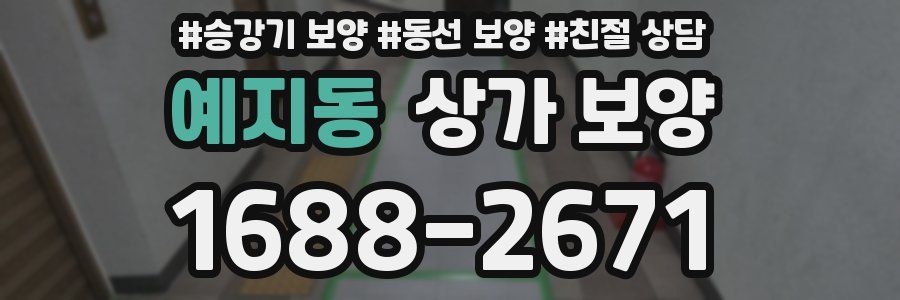 예지동 상가 보양