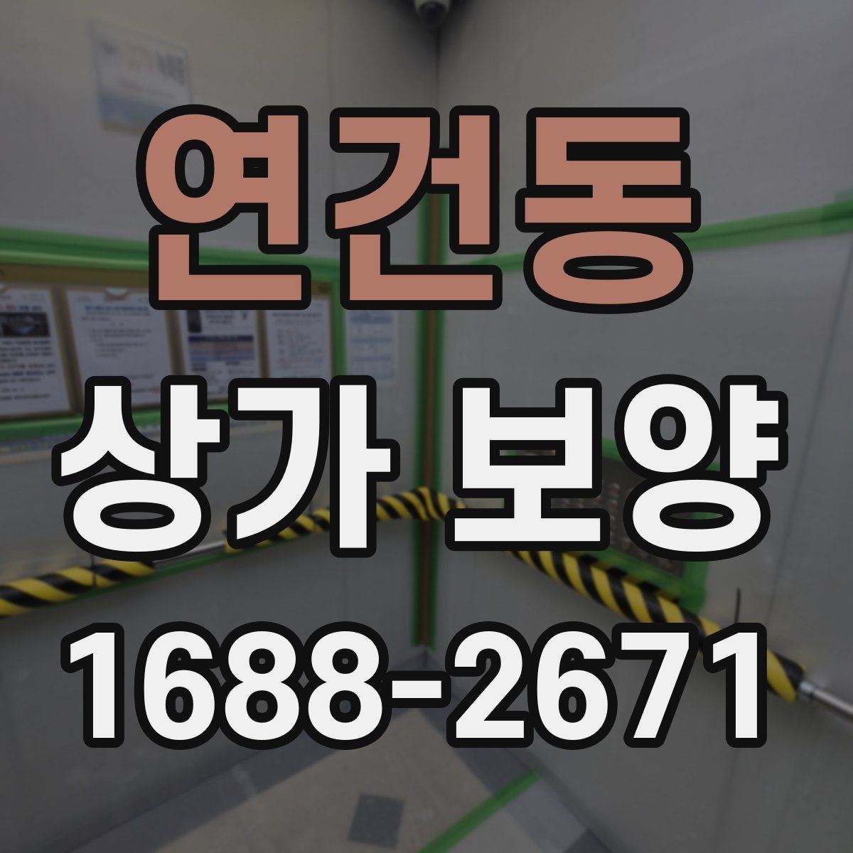연건동 상가 보양 전 준비물과 현장 세팅